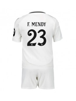 Real Madrid Ferland Mendy #23 Dječji Domaci Dres kompleti 2024-25 Kratak Rukavima (+ kratke hlače)